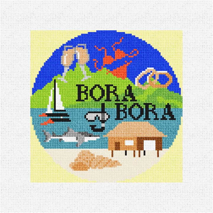 Bora Bora Needlepoint Ornament Kit