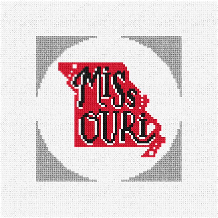 Missouri Needlepoint Ornament Kit