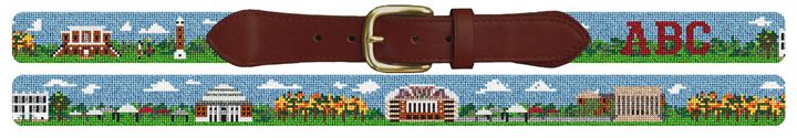 University of Alabama Campus Needlepoint Belt