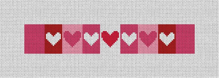 Valentine Needlepoint Key Fob Canvas